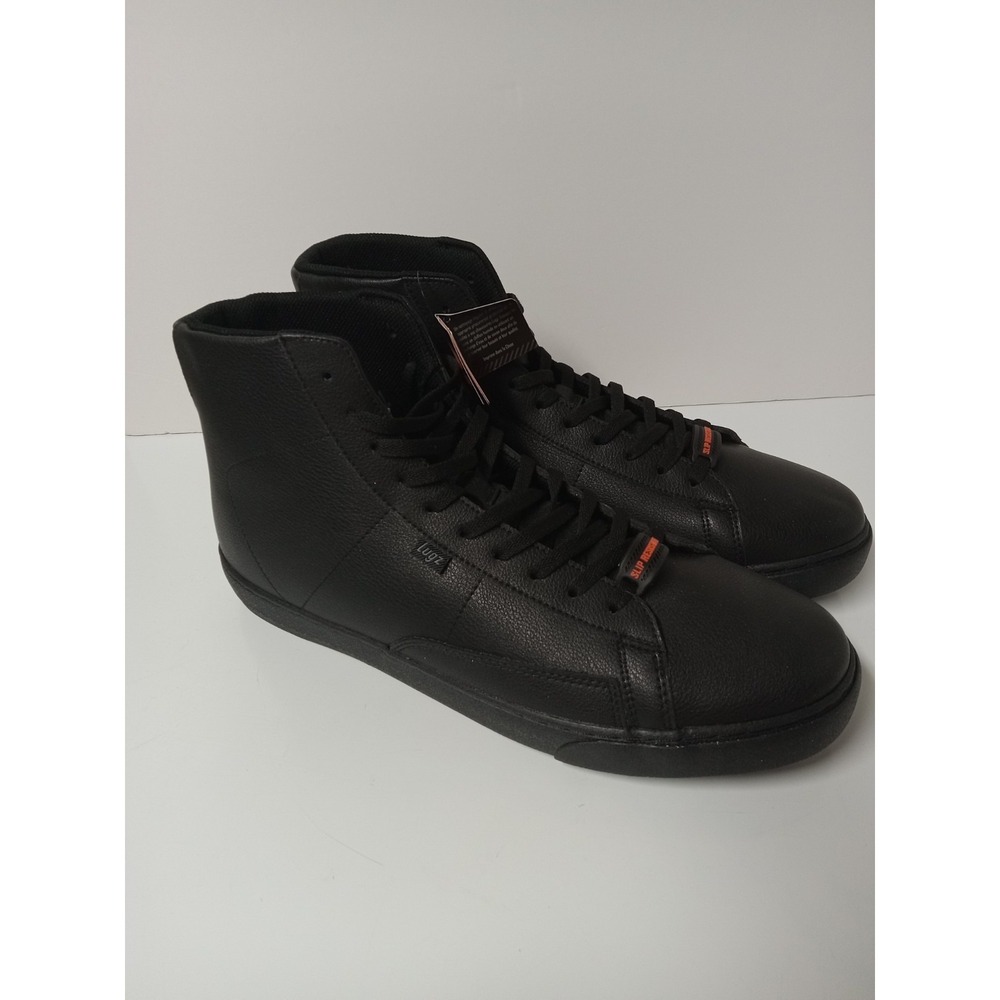 Lugz Drop Hislip Resistance Soft Toe Work Black Men's 13